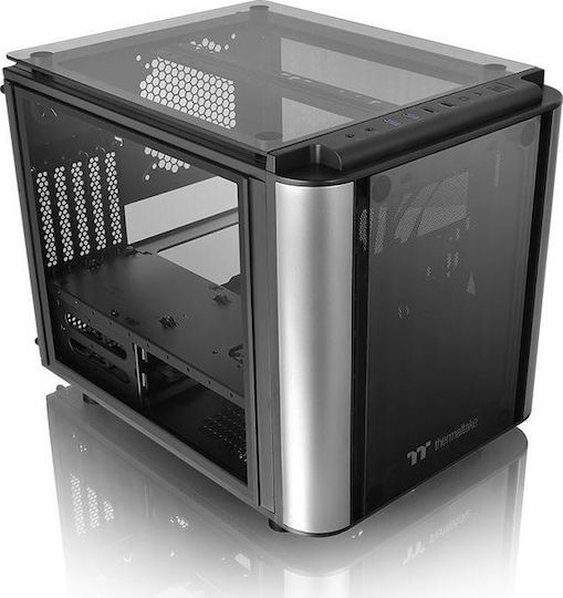 Thermaltake Level 20 VT Gaming Micro Tower Κουτί Υπολογιστή με Πλαϊνό Παράθυρο Μαύρο