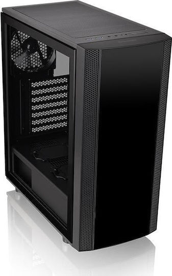 Thermaltake Versa J25 Tempered Glass Edition Midi Tower Κουτί Υπολογιστή με Πλαϊνό Παράθυρο Μαύρο - Image 2