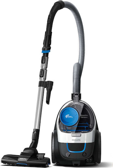 Philips PowerPro Compact Ηλεκτρική Σκούπα 900W με Κάδο 1.5lt Μαύρη - Image 4