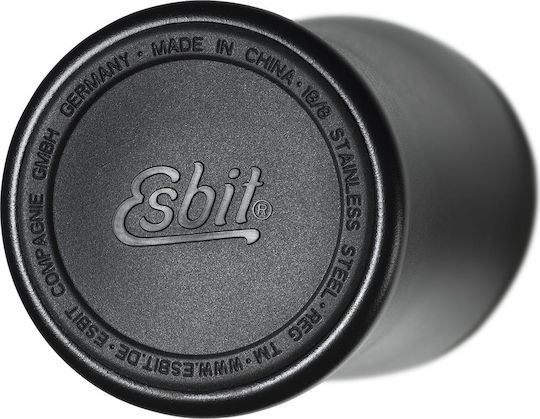 Esbit Travel Mug Ποτήρι Θερμός Ανοξείδωτο BPA Free 375ml Μαύρο με Επιστόμιο MG375S - Image 4