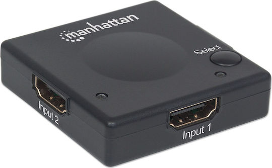 Manhattan 207911 FHD 2 είσοδοι/1 έξοδος HDMI Switch - Image 2