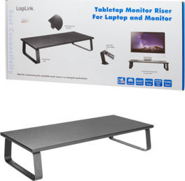 LogiLink Επιτραπέζια Βάση Οθόνης Ασημί (BP0065) - Image 4