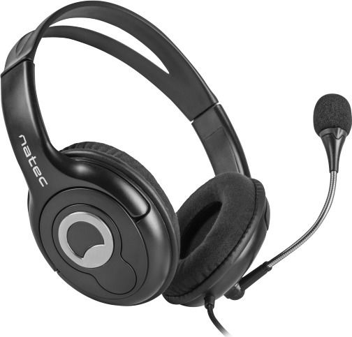 Natec Bear 2 On Ear Multimedia Ακουστικά με μικροφωνο και σύνδεση 3.5mm Jack - Image 2