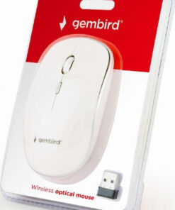 Alternative view of Gembird MUSW-4B-01 Ασύρματο Ποντίκι Λευκό