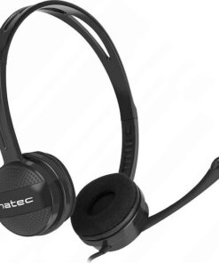 Natec Canary On Ear Multimedia Ακουστικά με μικροφωνο και σύνδεση 3.5mm Jack