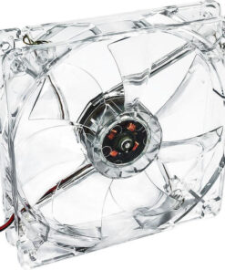 Akyga AW-12A-BG Case Fan 120mm με Πράσινο Φωτισμό και Σύνδεση 4-Pin Molex Διάφανο