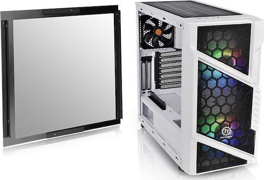 Thermaltake Commander C31 ARGB Gaming Midi Tower Κουτί Υπολογιστή με Πλαϊνό Παράθυρο Snow - Image 6