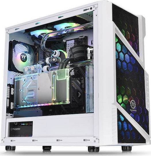 Thermaltake Commander C31 ARGB Gaming Midi Tower Κουτί Υπολογιστή με Πλαϊνό Παράθυρο Snow - Image 8