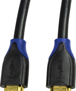 Alternative view of LogiLink HDMI 2.0 Cable HDMI male - HDMI male 15m Μαύρο CH0067
