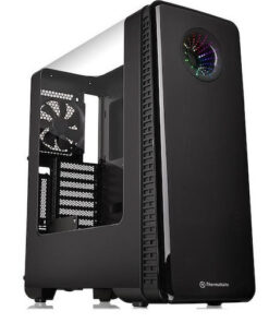 Thermaltake View 28 RGB Gaming Midi Tower Κουτί Υπολογιστή με Πλαϊνό Παράθυρο Μαύρο