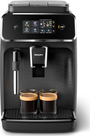 Philips Series 2200 Αυτόματη Μηχανή Espresso 1500W Πίεσης 15bar με Μύλο Άλεσης Μαύρη - Image 2