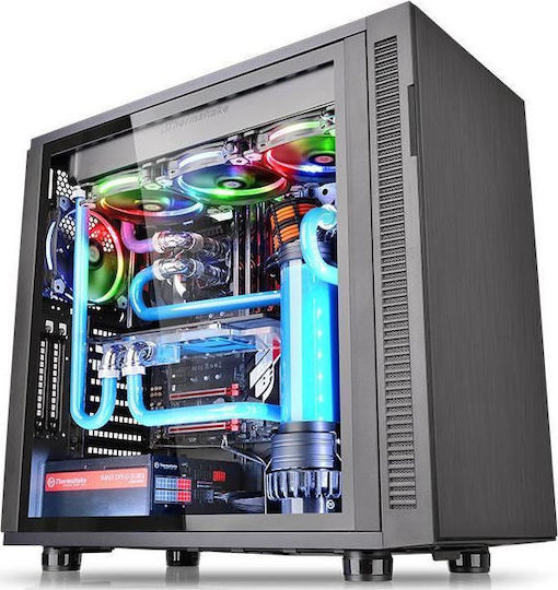Thermaltake Suppressor F31 (Tempered Glass Edition) Gaming Midi Tower Κουτί Υπολογιστή με Πλαϊνό Παράθυρο Γκρι