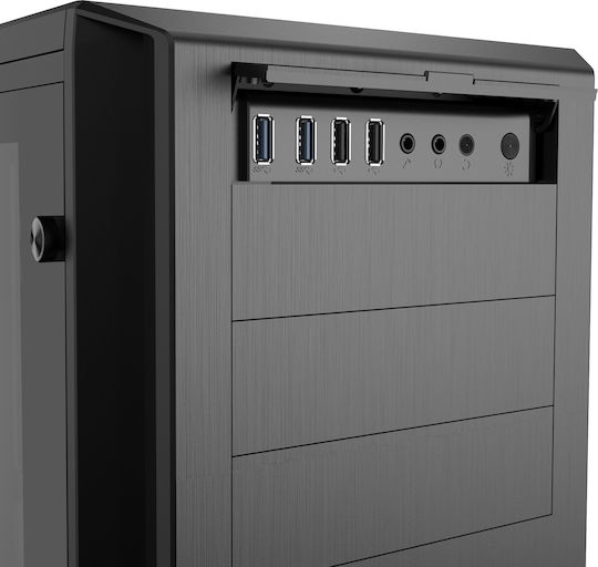 Phanteks Enthoo Pro Tempered Glass Full Tower Κουτί Υπολογιστή με Πλαϊνό Παράθυρο Μαύρο - Image 10