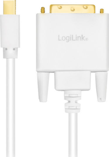 LogiLink Cable DVI-D male - mini DisplayPort male 3m (CV0138) - Image 2