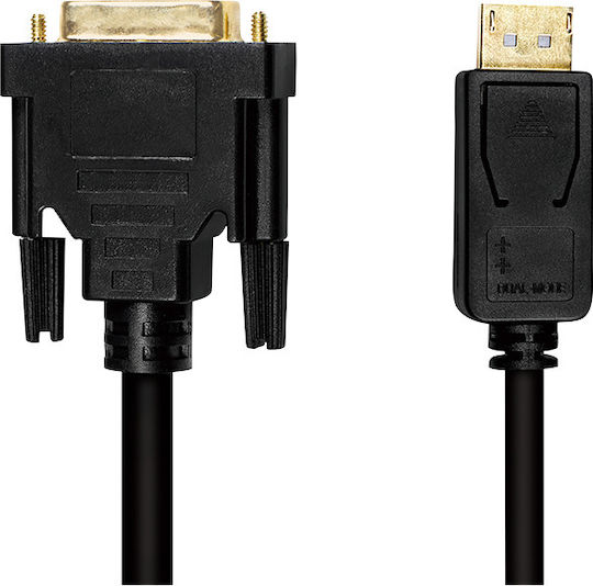LogiLink Cable DVI-D male - DisplayPort male 3m (CV0132) - Image 2