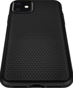 Alternative view of Spigen Liquid Air Back Cover Σιλικόνης Μαύρο (iPhone 11) 076CS27184