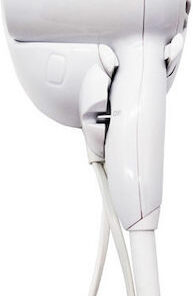 Adler AD-2252 Σεσουάρ Ξενοδοχείου Λευκό 1.6kW με Σπειροειδές Καλώδιο έως 160εκ. AD 2252