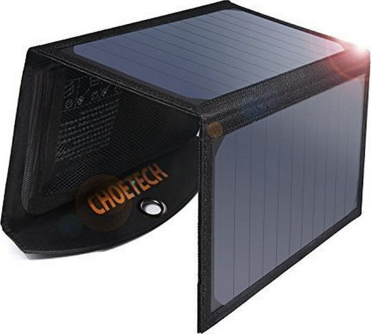 Choetech SC001 Αναδιπλούμενος Ηλιακός Φορτιστής Φορητών Συσκευών 19W 5V με σύνδεση USB (SC001)