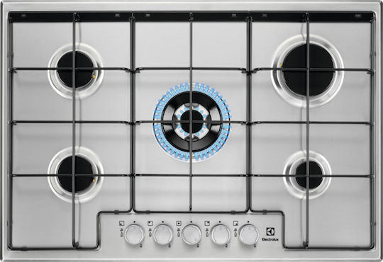 Electrolux EGS7534X Εστία Υγραερίου Αυτόνομη 74.4x51εκ. EGS7534X