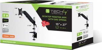 Techly Βάση Γραφείου Οθόνης έως 27" με Βραχίονα (ICA-LCD-111-BK) - Image 2