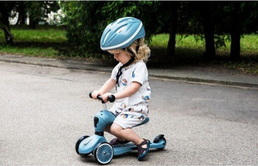 Scoot & Ride Παιδικό Πατίνι Ηighwaykick 1 Τρίτροχο με Κάθισμα για 1-5 Ετών Γαλάζιο 96352 - Image 4