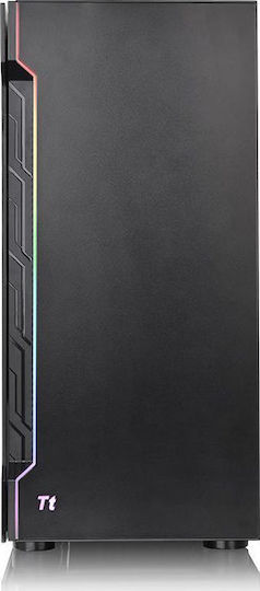 Thermaltake H200 TG RGB Gaming Midi Tower Κουτί Υπολογιστή με Πλαϊνό Παράθυρο Μαύρο - Image 2