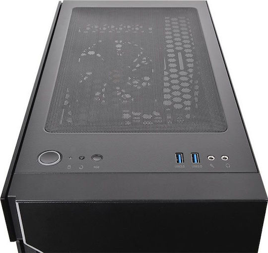 Thermaltake H200 TG RGB Gaming Midi Tower Κουτί Υπολογιστή με Πλαϊνό Παράθυρο Μαύρο - Image 5
