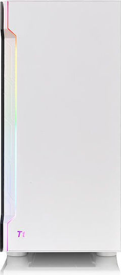 Thermaltake H200 TG Snow RGB Gaming Midi Tower Κουτί Υπολογιστή με Πλαϊνό Παράθυρο Λευκό - Image 2
