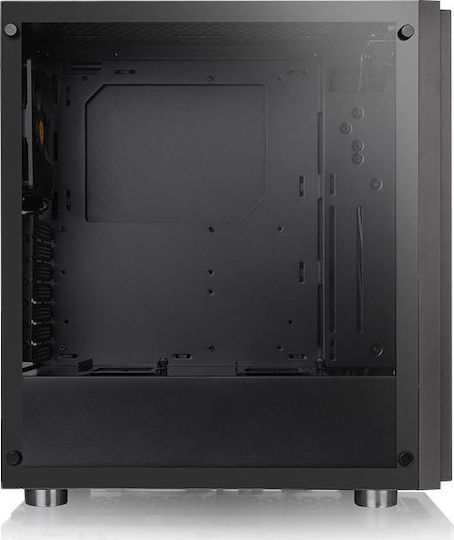 Thermaltake H100 TG Gaming Midi Tower Κουτί Υπολογιστή Μαύρο - Image 4