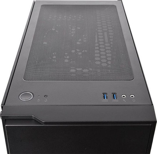 Thermaltake H100 TG Gaming Midi Tower Κουτί Υπολογιστή Μαύρο - Image 5