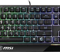 MSI Vigor GK30 Gaming Πληκτρολόγιο με RGB φωτισμό (Αγγλικό US)