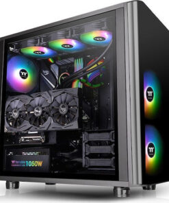 Thermaltake View 31 TG ARGB Gaming Midi Tower Κουτί Υπολογιστή με Πλαϊνό Παράθυρο Μαύρο