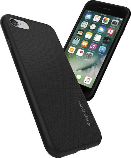 Spigen Liquid Air Armor Back Cover Σιλικόνης Μαύρο (iPhone 7 / 8 / SE 2020 / SE 2022) 042CS20511 - Image 6