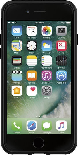 Spigen Liquid Air Armor Back Cover Σιλικόνης Μαύρο (iPhone 7 / 8 / SE 2020 / SE 2022) 042CS20511 - Image 5
