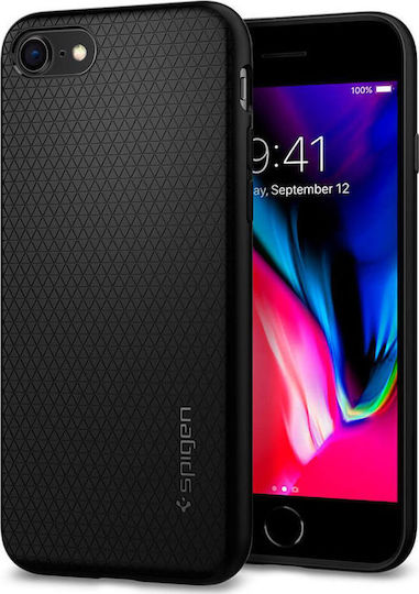 Spigen Liquid Air Armor Back Cover Σιλικόνης Μαύρο (iPhone 7 / 8 / SE 2020 / SE 2022) 042CS20511 - Image 3