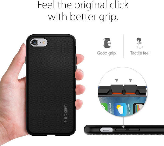Spigen Liquid Air Armor Back Cover Σιλικόνης Μαύρο (iPhone 7 / 8 / SE 2020 / SE 2022) 042CS20511 - Image 11