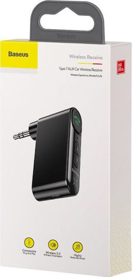 Baseus Bluetooth Αυτοκινήτου για το Ηχοσύστημα (AUX / Audio Receiver / με USB θύρα Φόρτισης) WXQY-01 - Image 6