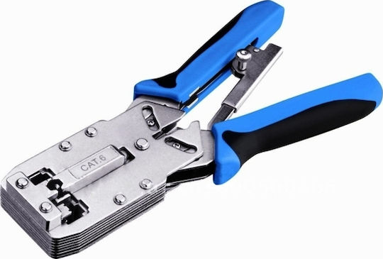 LogiLink C6 Πρέσα Ακροδεκτών Δικτύου RJ12, RJ11, RJ45 με Απογυμνωτή (Μήκος 180mm) WZ0035 - Image 2