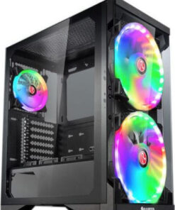 Raijintek Silenos Pro Gaming Midi Tower Κουτί Υπολογιστή με Πλαϊνό Παράθυρο Μαύρο