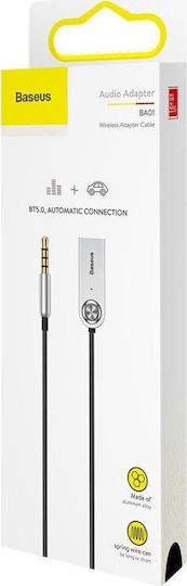 Baseus Bluetooth Αυτοκινήτου για το Ηχοσύστημα (Audio Receiver / AUX) CABA01-01 - Image 2