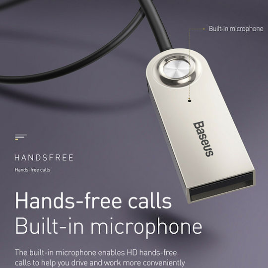 Baseus Bluetooth Αυτοκινήτου για το Ηχοσύστημα (Audio Receiver / AUX) CABA01-01 - Image 6