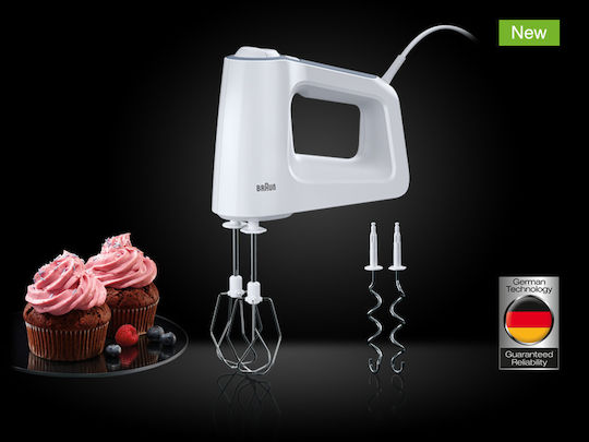 Braun HM 3100 WH Μίξερ Χειρός 500W Λευκό - Image 3