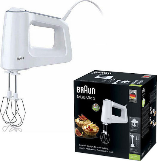 Braun HM 3100 WH Μίξερ Χειρός 500W Λευκό - Image 2