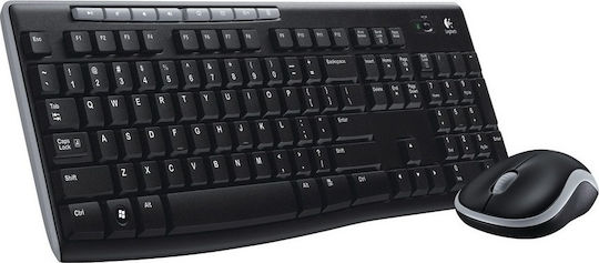 Logitech Wireless Combo MK270 Σετ Πληκτρολόγιο & Ποντίκι Ελληνικό - Image 4