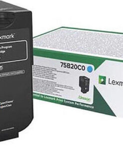 Lexmark 75B20C0 Γνήσιο Toner Laser Εκτυπωτή Κυανό Return Program 10000 Σελίδων