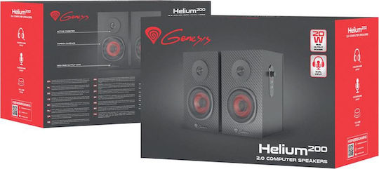 Genesis Helium 200 Ηχεία Υπολογιστή 2.0 με Ισχύ 20W σε Μαύρο Χρώμα - Image 6