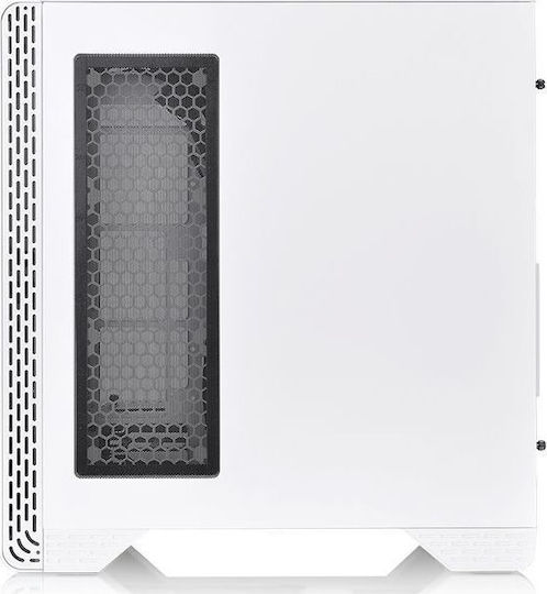 Thermaltake S300 Gaming Midi Tower Κουτί Υπολογιστή με Πλαϊνό Παράθυρο Snow Edition - Image 4