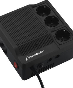 Powerwalker AVR 600 Compact Σταθεροποιητής Τάσης 600VA με 3 Πρίζες Ρεύματος