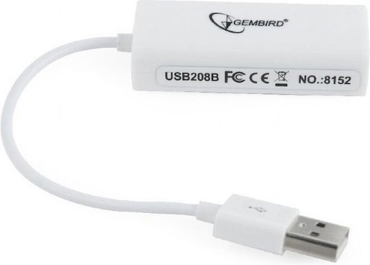 Gembird NIC-U2-02 USB Αντάπτορας Δικτύου για Ενσύρματη σύνδεση Ethernet - Image 2