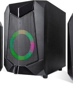 Tracer Hi-Cube RGB Ασύρματα Ηχεία Υπολογιστή 2.1 με RGB Φωτισμό και Bluetooth Ισχύος 20W Μαύρα
